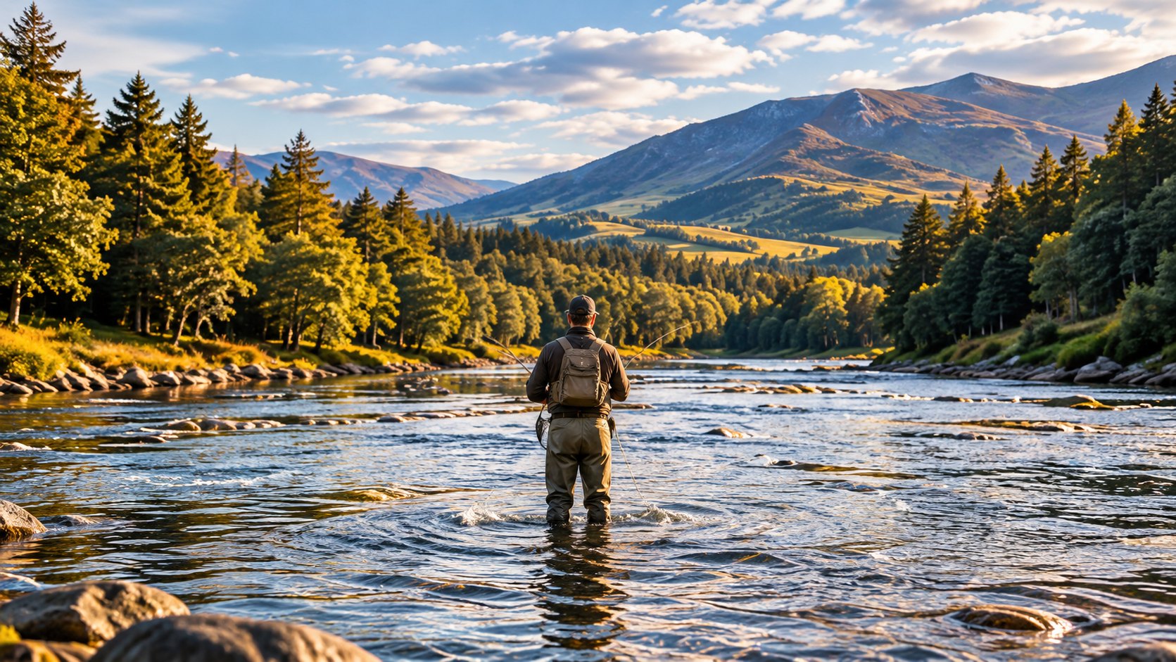 River scenery — temporary stock photograph